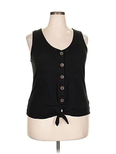 Pre-owned Sanctuary Sleeveless Top Black Tops