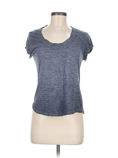 Pre-owned Pilcro By Anthropologie Active T-shirt In Gray