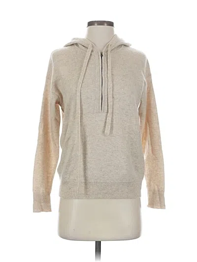Pre-owned James Perse Pullover Hoodie In Brown