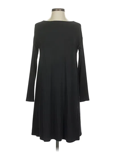 Pre-owned Eileen Fisher Casual Dress In Black