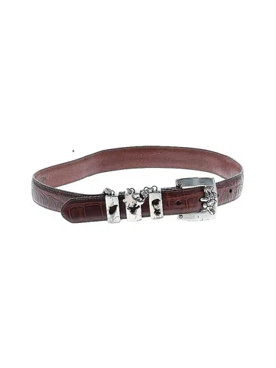 Pre-owned Brighton Leather Belt In Brown