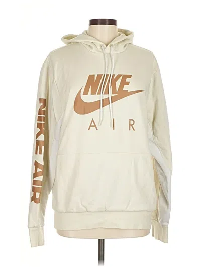 Pre-owned Nike Pullover Hoodie In Brown