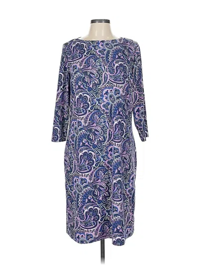 Pre-owned Talbots Casual Dress In Blue