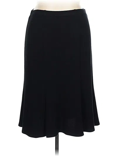 Pre-owned Karen Kane Formal Skirt In Black