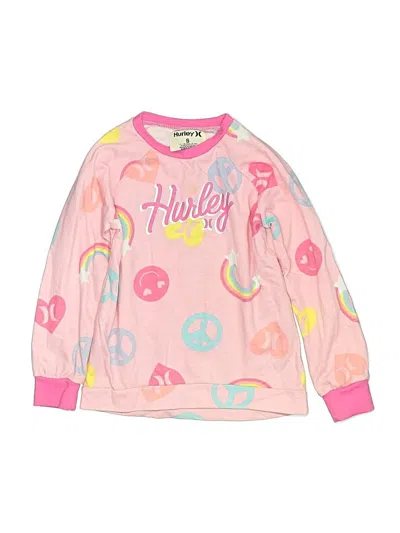 Pre-owned Hurley Kids'  Sweatshirt In Pink