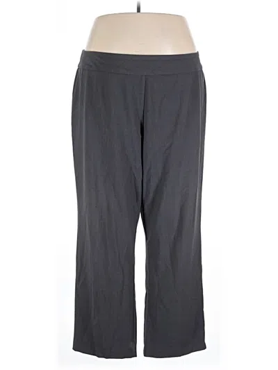 Pre-owned Roz & Ali Dress Pants In Gray