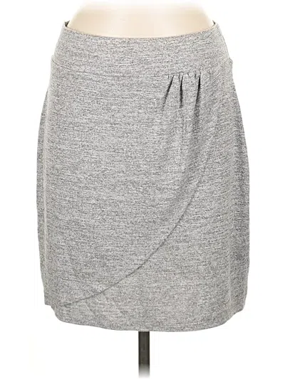 Pre-owned Gap Casual Skirt In Gray