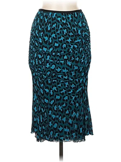 Pre-owned Diane Von Furstenberg Formal Skirt In Blue