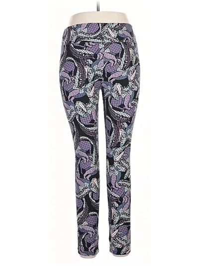 Pre-owned Lularoe Active Pants In Purple