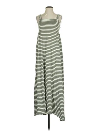 Pre-owned Caslon Casual Dress In Green
