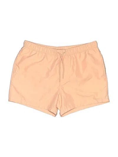 Pre-owned Asos Design Athletic Shorts In Orange