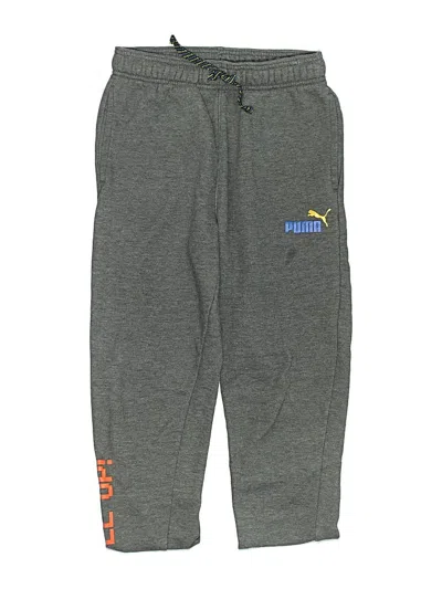 Pre-owned Puma Kids' Sweatpants In Gray