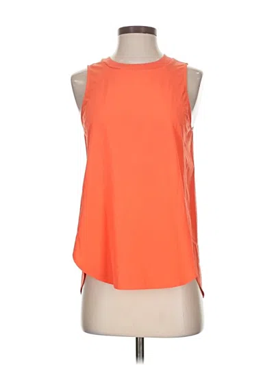 Pre-owned Athleta Sleeveless Blouse In Orange