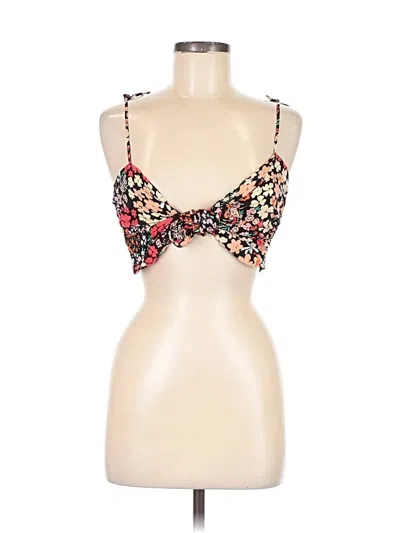 Pre-owned Free People Tank Top Pink Sweetheart Neckline Tops