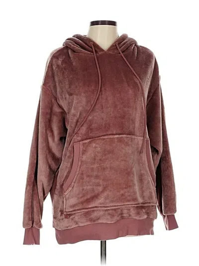 Pre-owned Colsie Pullover Hoodie In Burgundy