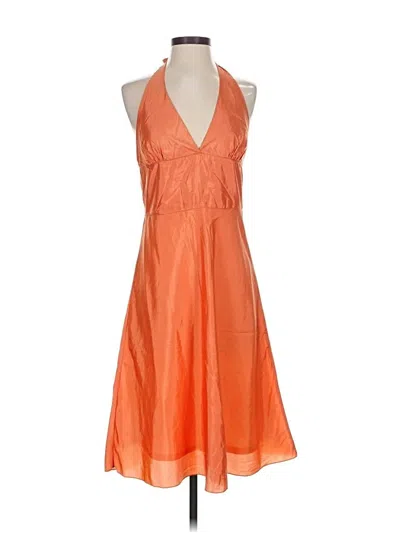 Pre-owned Assorted Brands Cocktail Dress In Orange