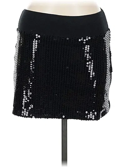 Pre-owned Lily White Casual Skirt In Black