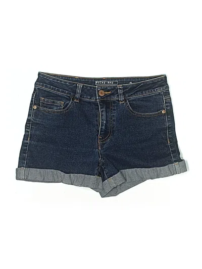 Pre-owned Noisy May Denim Shorts In Blue