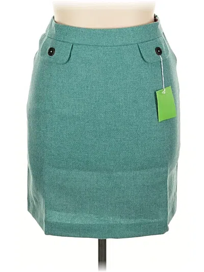 Pre-owned Boden Wool Skirt In Blue