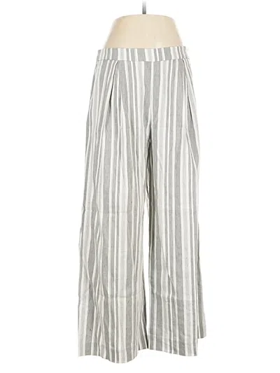 Pre-owned Vince Camuto Linen Pants In Silver