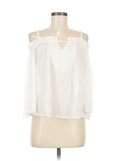 Active Usa 3/4 Sleeve Blouse In White