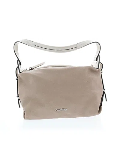 Pre-owned Calvin Klein Shoulder Bag In Brown
