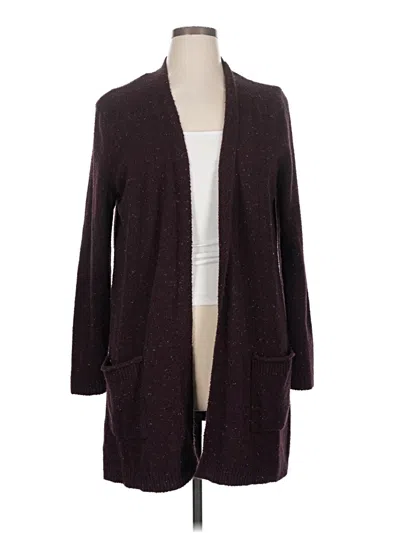 Pre-owned Love Ellie Cardigan Sweater In Burgundy
