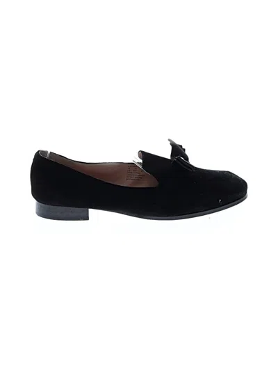 Pre-owned Kate Spade New York Flats In Black