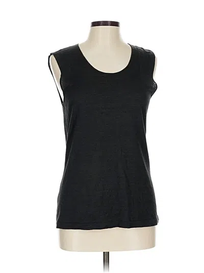 Pre-owned Armani Collezioni Sleeveless T-shirt In Black