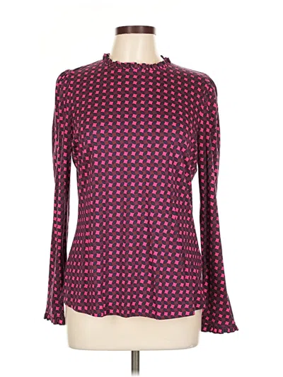 Pre-owned Boden Long Sleeve T-shirt In Purple