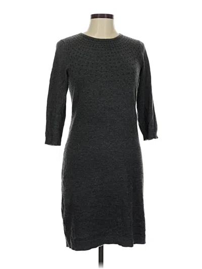 Pre-owned Ann Taylor Factory Casual Dress In Gray