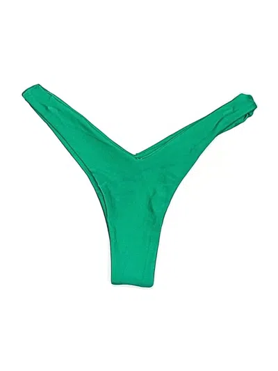 Pre-owned Kulani Kinis Swimsuit Bottoms In Green