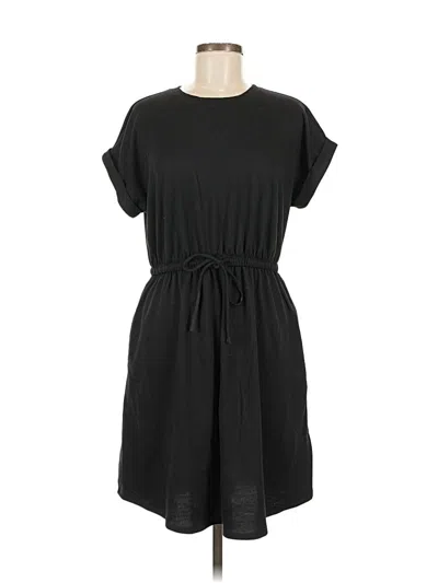 Pre-owned 24/7 Maurices Casual Dress In Black