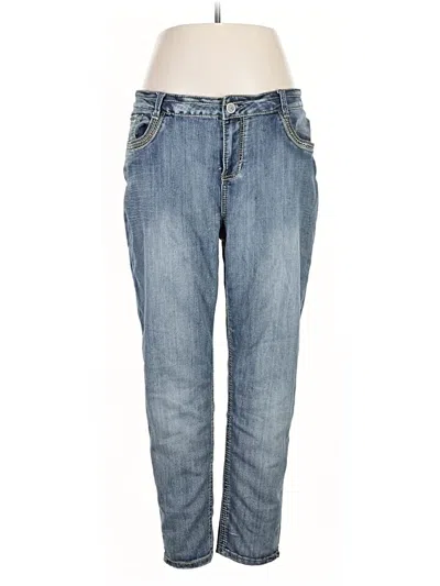 Pre-owned Roz & Ali Jeans In Blue