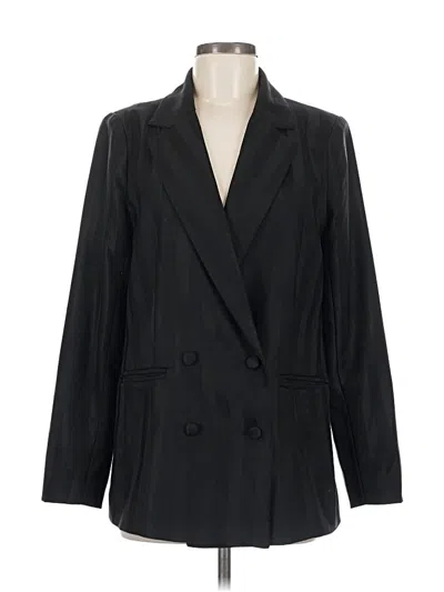 Pre-owned Knot Sisters Blazer Jacket In Black