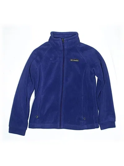 Pre-owned Columbia Kids' Fleece Jacket In Blue