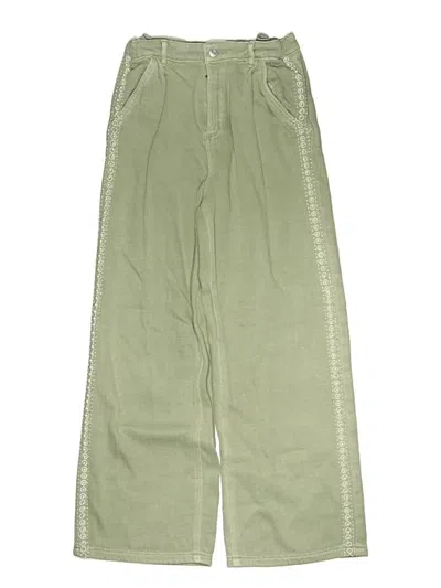 Pre-owned Zara Kids' Casual Pants In Green