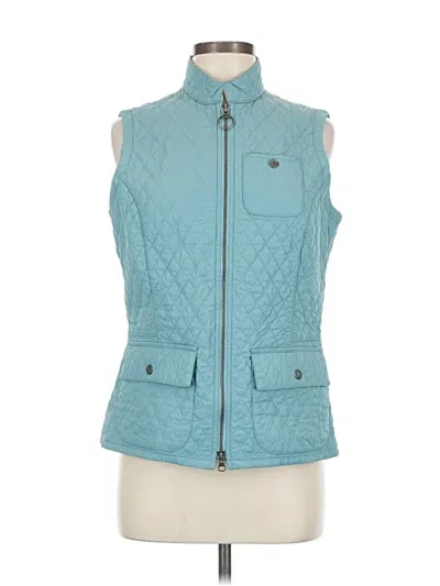 Pre-owned Barbour Vest In Blue