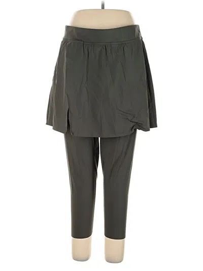 Pre-owned Spanx Active Pants In Green