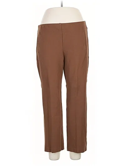 Pre-owned Chico's Dress Pants In Brown