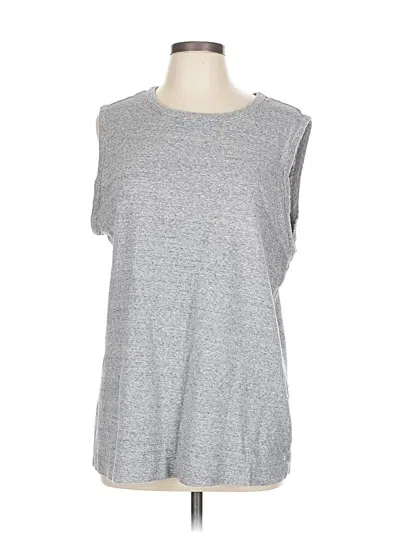 Pre-owned Duluth Trading Co. Sleeveless T-shirt In Gray