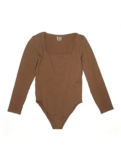 Pre-owned Oqq Bodysuit In Brown