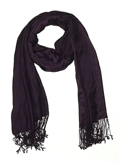 Pre-owned Jones New York Scarf In Purple