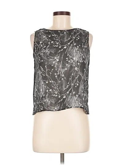 Pre-owned Liz Claiborne Sleeveless Blouse In Gray