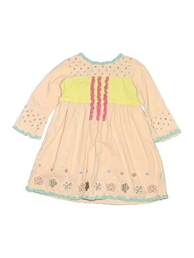 Pre-owned Deux Par Deux Kids' Dress In Yellow