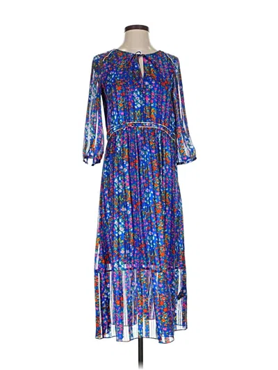 Pre-owned Ba&sh Casual Dress In Blue