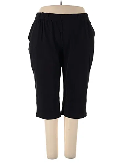 Pre-owned Lands' End Casual Pants In Black