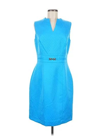 Pre-owned Tahari By Asl Cocktail Dress In Blue