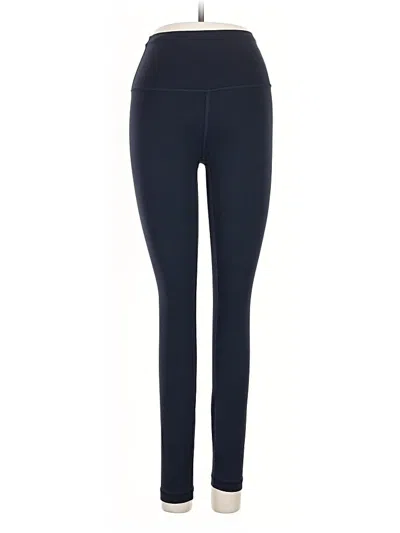 Pre-owned Lululemon Athletica Active Pants In Blue