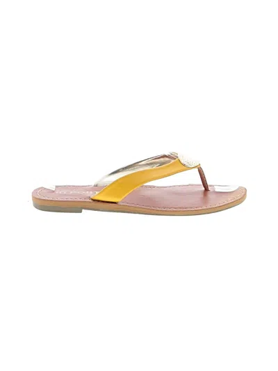Pre-owned Report Sandals In Yellow